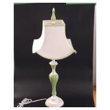 White & Green Lamp