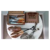 Vintage Cutlery & Shoe Stretchers Lot