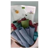 Hat Box, Placemats Lot