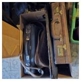 Vintage Briefcase, Suitcase, Bag & Mesh Container