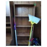 Brown Wood Style Bookcase Shelves