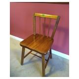 Small Mixed woods Vanity Chair