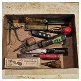 Chisels, Files, Tools Lot