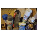 Spray Paint & Cleaning Supplies Lot