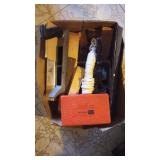 Box of Various Tools, String, Wood Planer