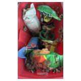 Plastic Bin w/ Plant Food, Fertilizer