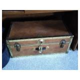 Brown Trunk Footlocker