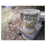 Outdoor Cement Urn Style Planter
