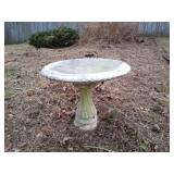 Outdoor Cement Bird Bath