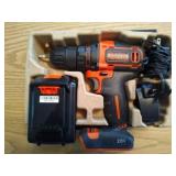 Black & Decker 20V Cordless Drill/Driver