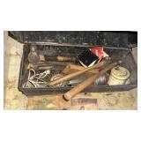 Metal Tool Box w Contents