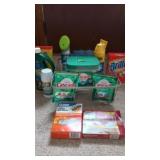 Household Cleaning & Drying Rack Lot