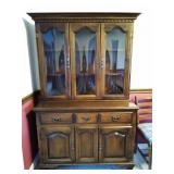 Pine 2pc Dining Hutch