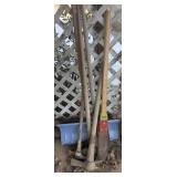 Yard Tools - Shovel, Pick Axes Lot
