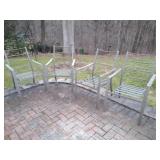 Four Metal Outdoor Chairs