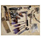 Pipe Clamps, Various Items