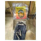 Hotsticks, firewood carrying bag, iron Spikes