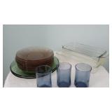 Mixed Glass Dishware & Loaf Pans