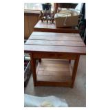 Pine "This end up style" end table 26