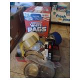 White Rags & Various Tape Lot