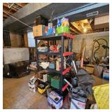 Large Plastic Shelving Unit only - no contents