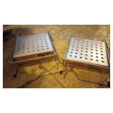 Two Little Giant Ladder Work Platform