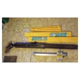 Little Giant Leg Leveler, Two Metal Sawhorses