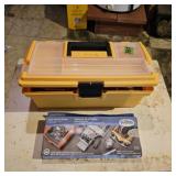 Yellow Tool Box w/Contents & Model Paint