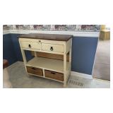 Two Drawer Kitchen Storage Table