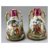 2 Royal Vienna Vases, 3"