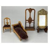 Grouping of German Furniture & Mirror