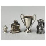 Sterling, Pewter Group of Accessories