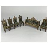 Waltershausen Gothic Style Parlor Set, 1840-50