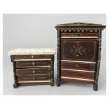 Biedermeier German Desk & Chest