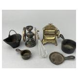 Doll Size Cast Iron Kitchen Utensils