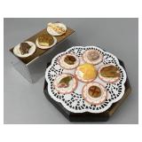 German Food on Plates, 19th C.