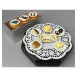 German Porcelain Food Set, 19th C.