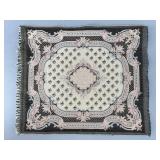 Aubusson French Carpet, 8 1/2" x 9 1/2"
