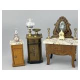 Biedermeier Vanity & Stand, Hall Stand Unknown