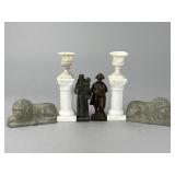 Lions, Statues and Columns