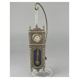 Metal Wind Up Wall Clock 5 3/4 x 1 3/4"