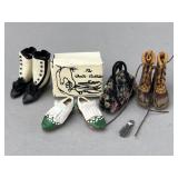 3 Pair of Artist Made Shoes & Handbag