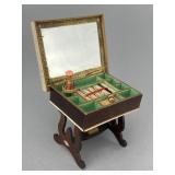 German Sewing Table, Sewing Spool