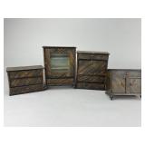 False Grained German Furniture Set, Corning Estate