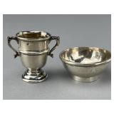 British Sterling Bowl and Urn, 1907-17