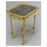 Erhard & Sohn Faux Slate Ormolu Table