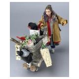 Bag Lady and Cart by Delores Cole, 1992