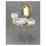Early 20th C. Vanity & Chamber Set