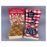 4 Vintage Cookbooks by Betty Crocker and Better Ho