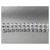 12 Blue and White Ceramic Spice Jars